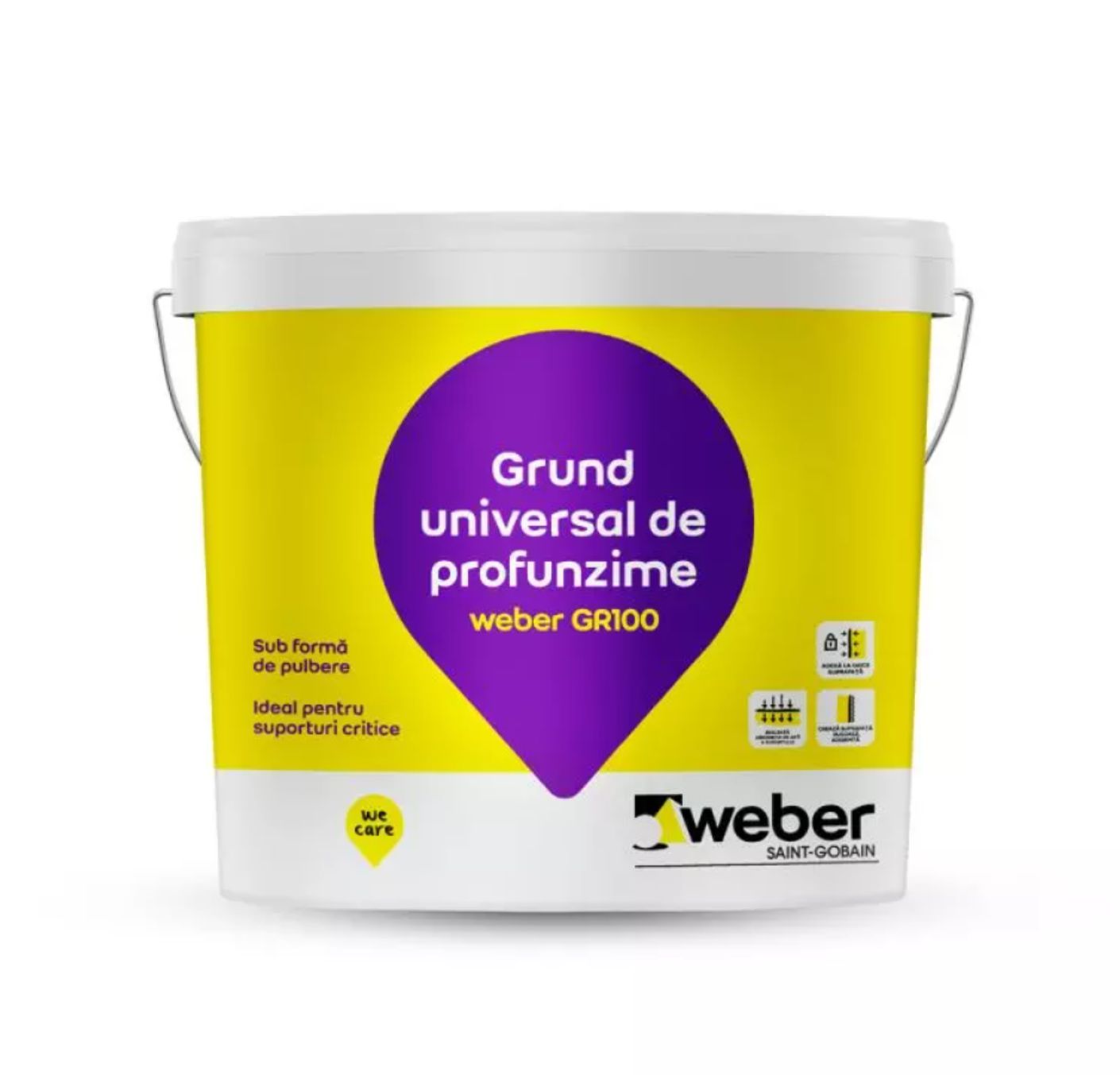 Grund universal de profunzime Weber GR100, ambalare 5 kg