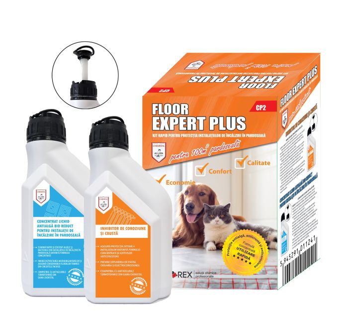 Kit rapid pentru protectia instalatiilor de incalzire in pardoseala FLOOR EXPERT PLUS - LBXFLEX001