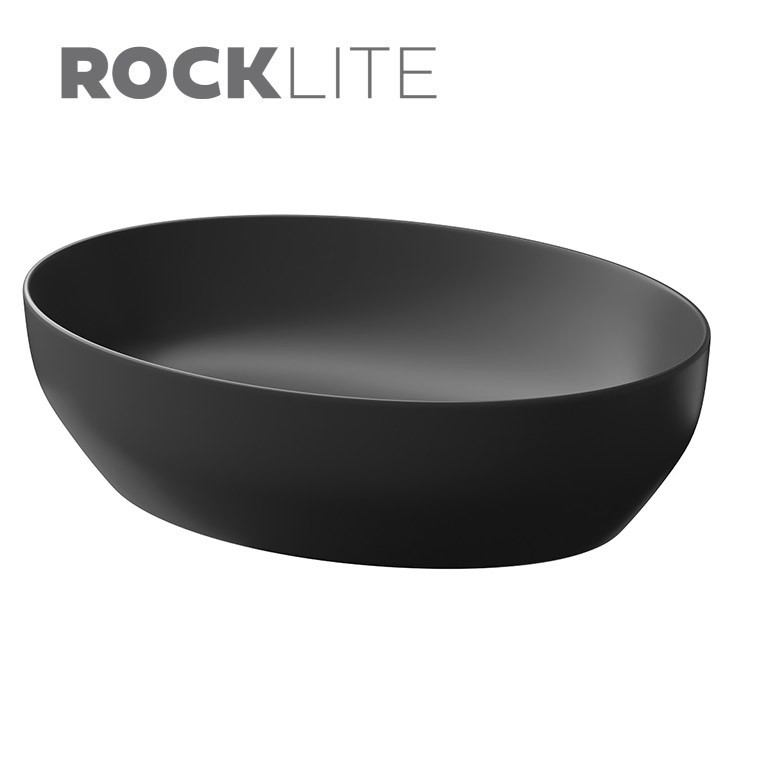 Lavoar de blat Larga Ellipse K677-014, 50x38 cm, antracit
