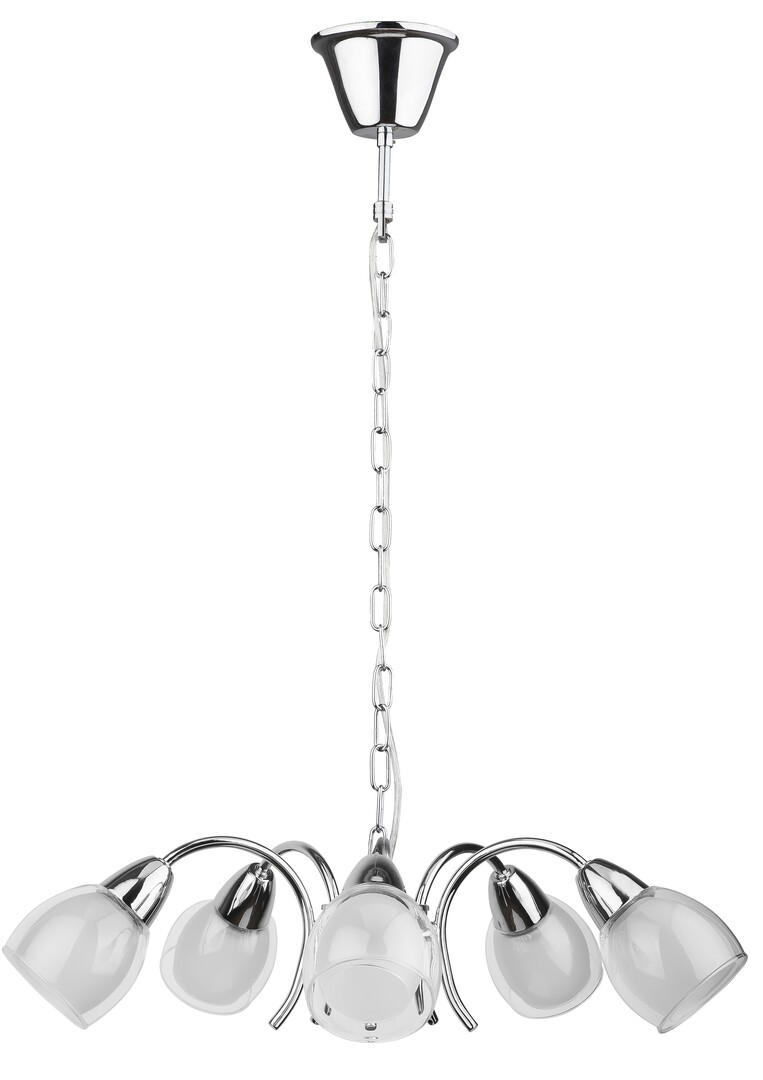 Lustra Rabalux Dave 6839,  5 x E14, alb-crom