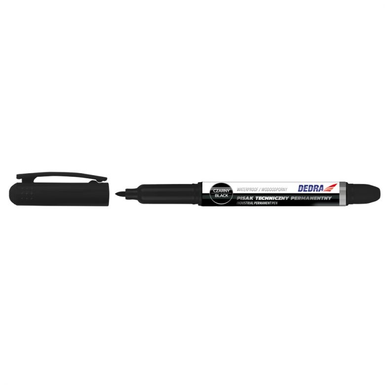 Marker industrial M89Z03, 1 mm, negru, set 2 buc