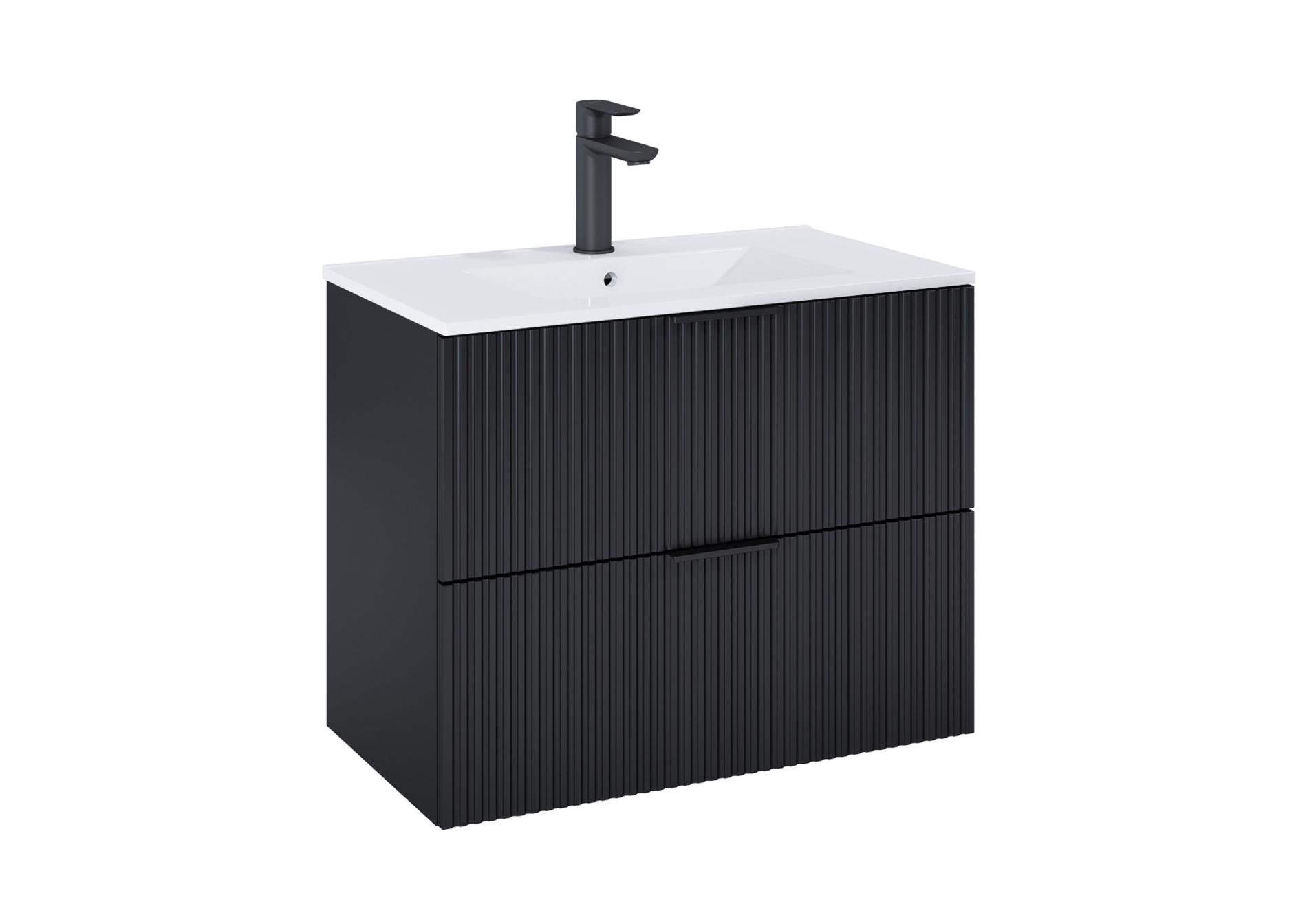 Masca cu lavoar, Reef 80, culoare neagra