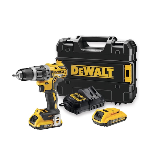 Masina de Gaurit cu Percutie DeWalt DCD796D2-QW 18V XR, 2 x 2Ah