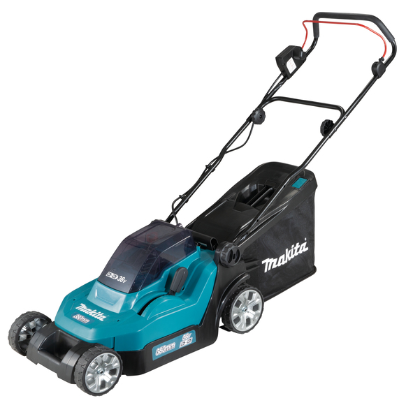 Masina de Tuns Gazon Makita DLM382PM2 2x18V, 38cm, 40L, Cu Mulcire
