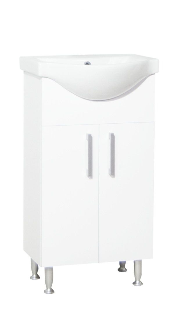 Mobilier Baie si lavoar, Seria 101, 18720, 45 cm, Alb
