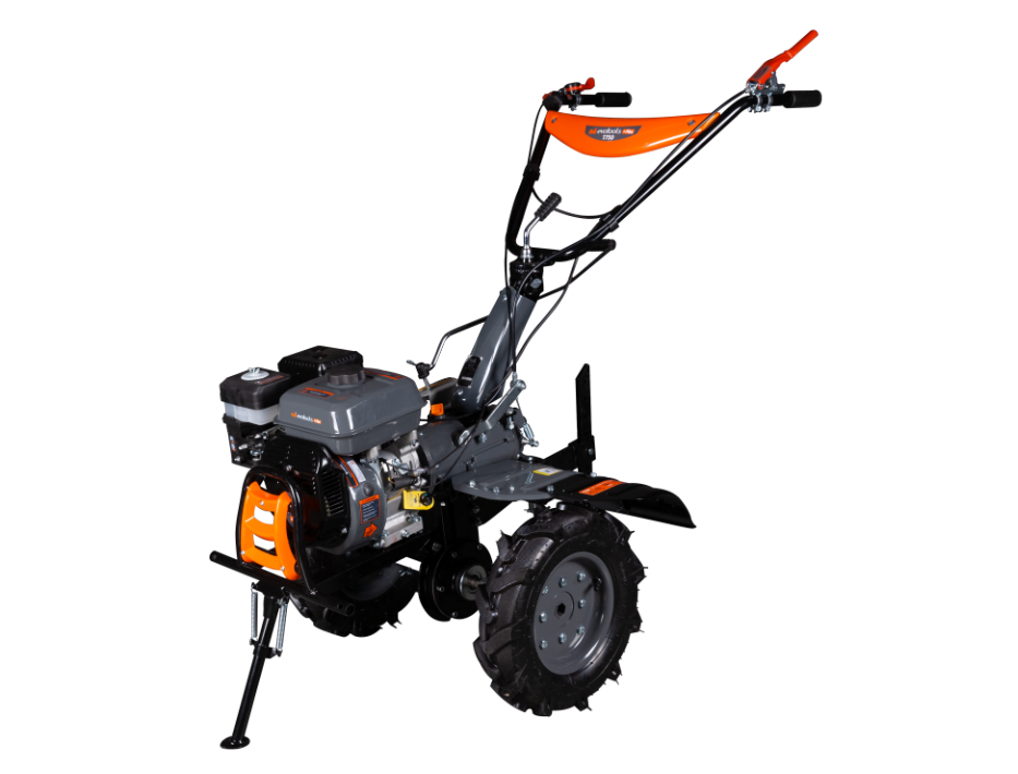 Motocultor Evotools PLUS T750, 7.5 CP, benzina, cu roti de transport