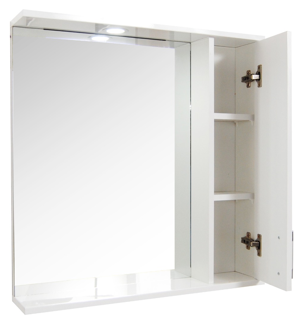 Oglinda cu corp suspendat MDF, 75 cm, culoare alb