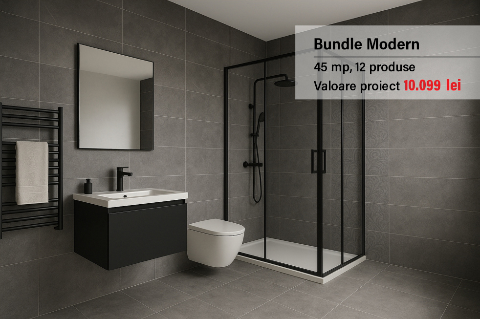 Pachete promotionale - Pachet baie completa Mediu - Modern, olint.ro
