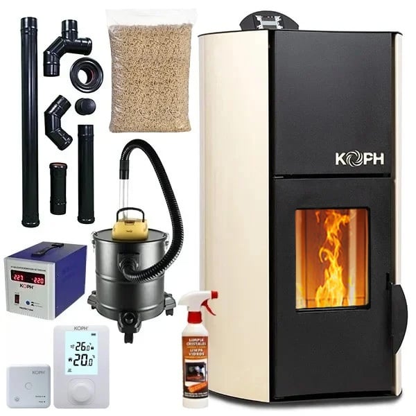 Pachet termosemineu pe peleti KOPH PM 25 kW