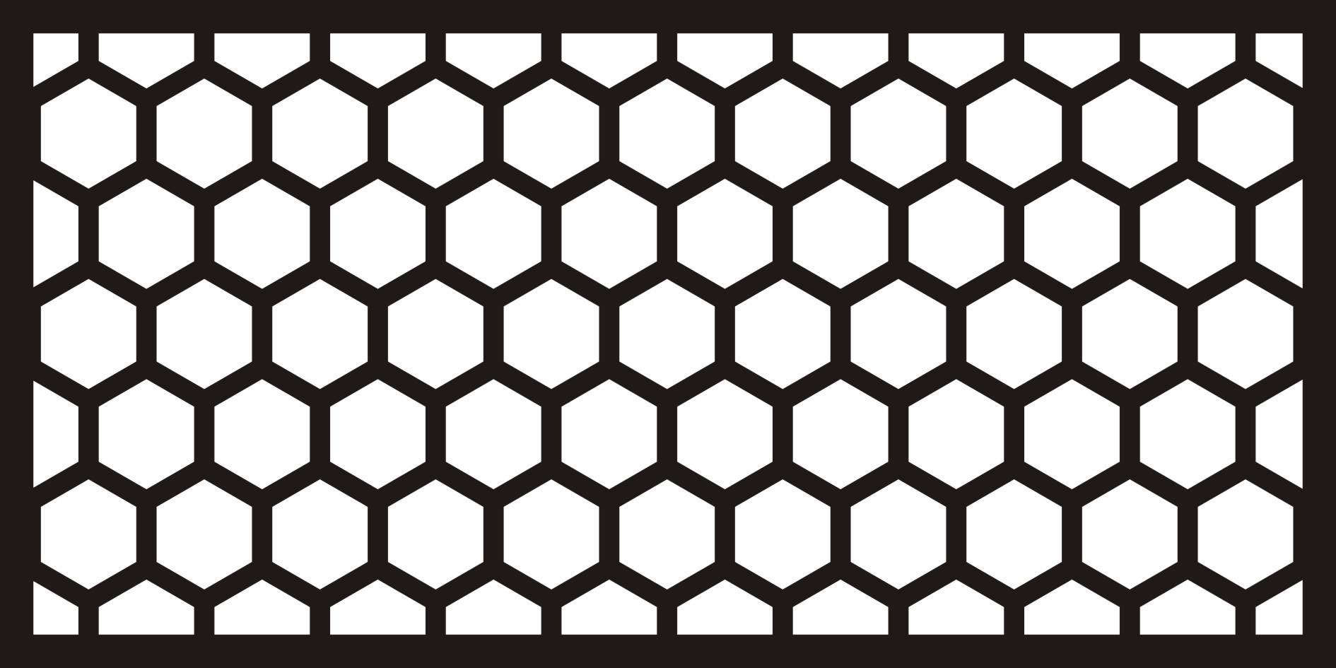Panou decorativ din tabla otel debitat laser M064.003 grosime 3 mm dimensiune 1000x2000 mm