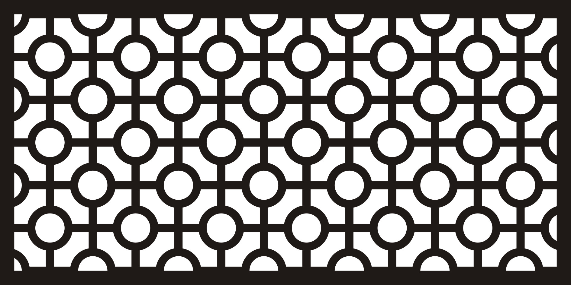 Panou decorativ din tabla otel debitat laser M076.003 grosime 3 mm dimensiune 1000x2000 mm