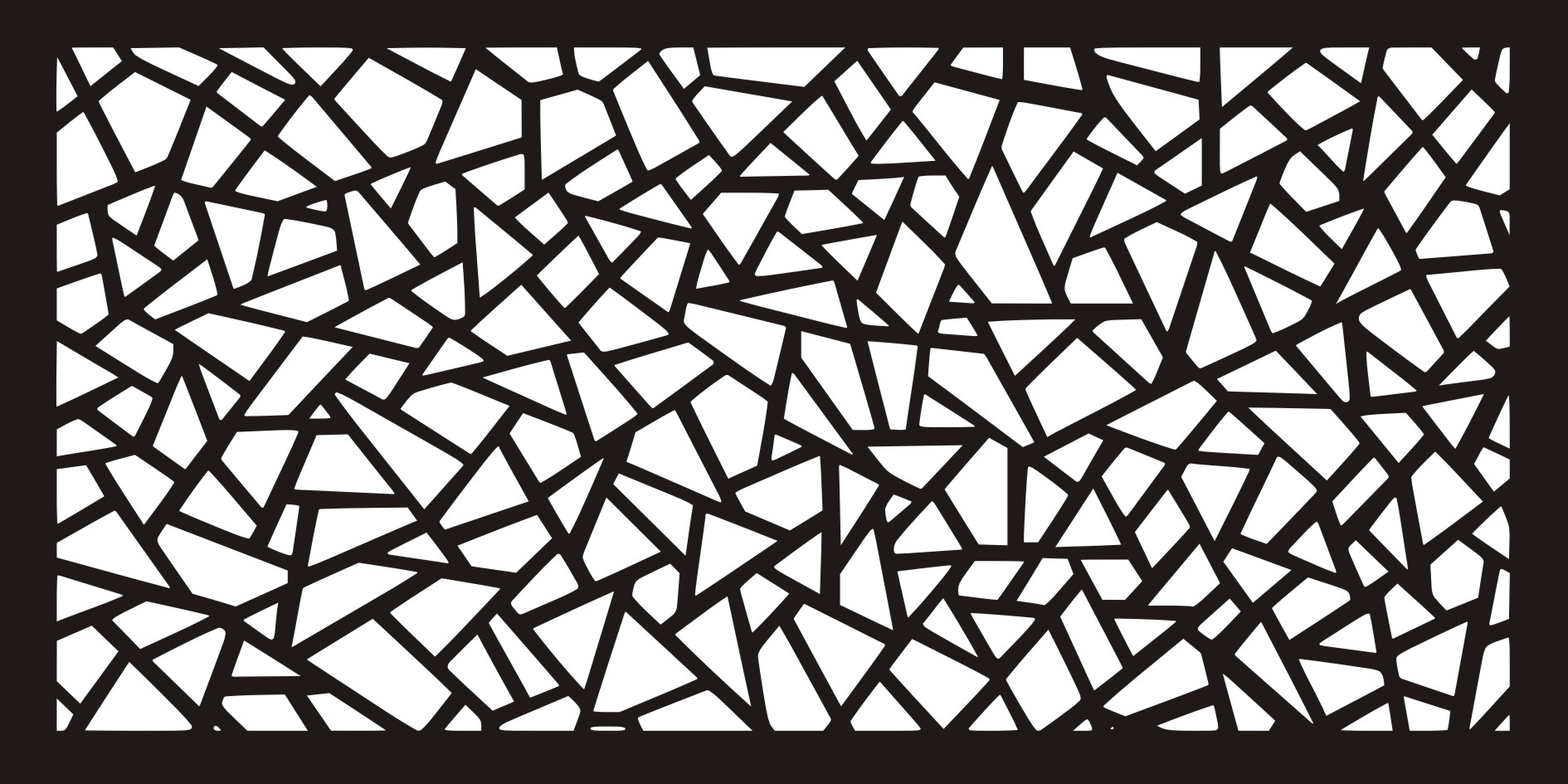 Panou decorativ din tabla otel debitat laser M103.003 grosime 3 mm dimensiune 1000x2000 mm