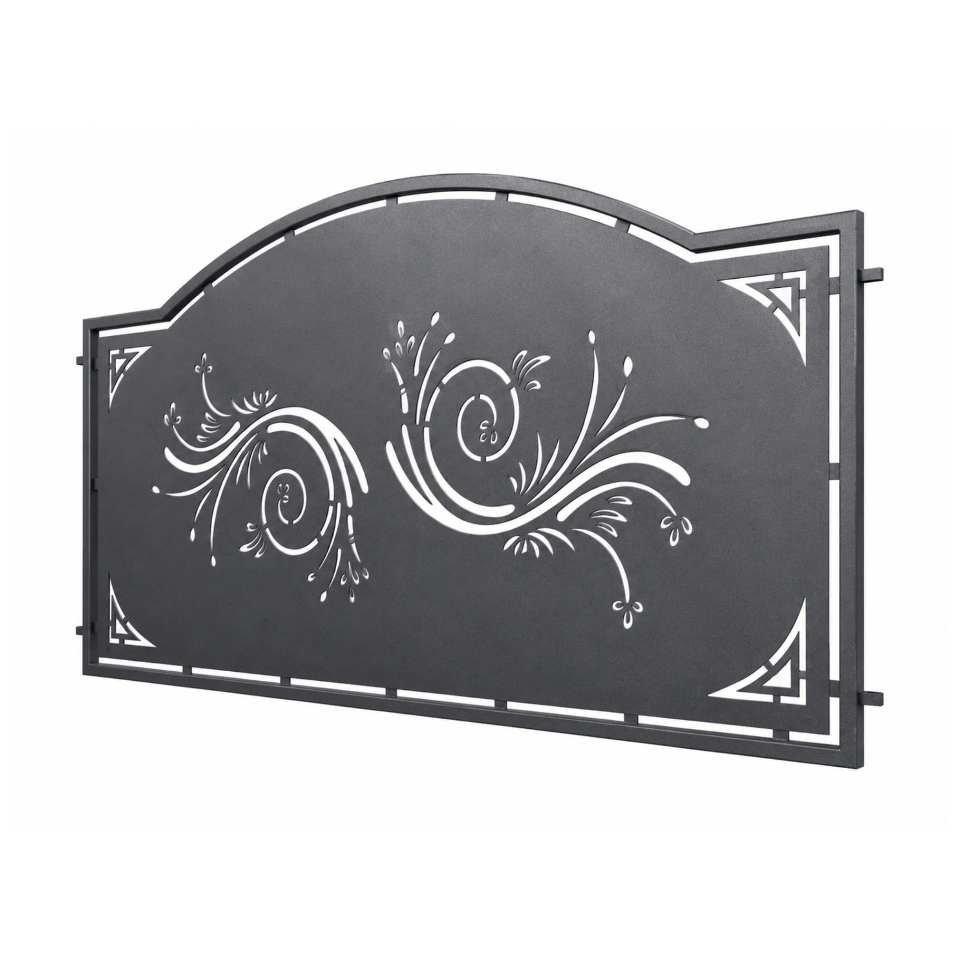 Panouri gard & Porti - Panou decorativ din tabla otel debitat laser si teava TRS sudata, model M091 ARCO LXX, grosime 3 mm dimensiune 1000x2000 mm, olint.ro