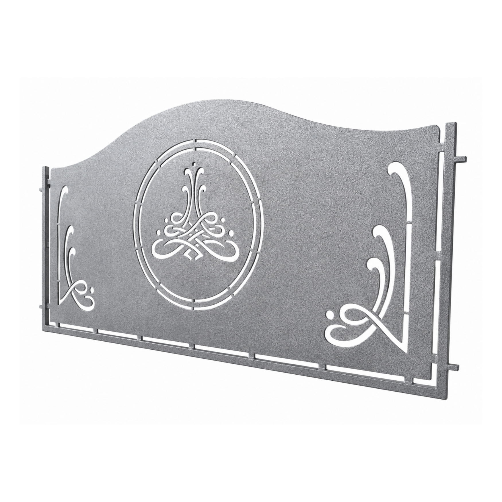 Panouri gard & Porti - Panou decorativ din tabla otel debitat laser si teava TRS sudata, model M163 ARCO LXX, grosime 3 mm dimensiune 1000x2000 mm, olint.ro