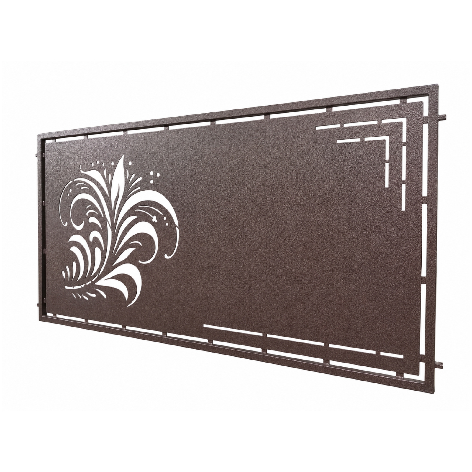 Panouri gard & Porti - Panou decorativ din tabla otel debitat laser si teava TRS sudata, model M127 LXX, grosime 3 mm dimensiune 1000x2000 mm, olint.ro