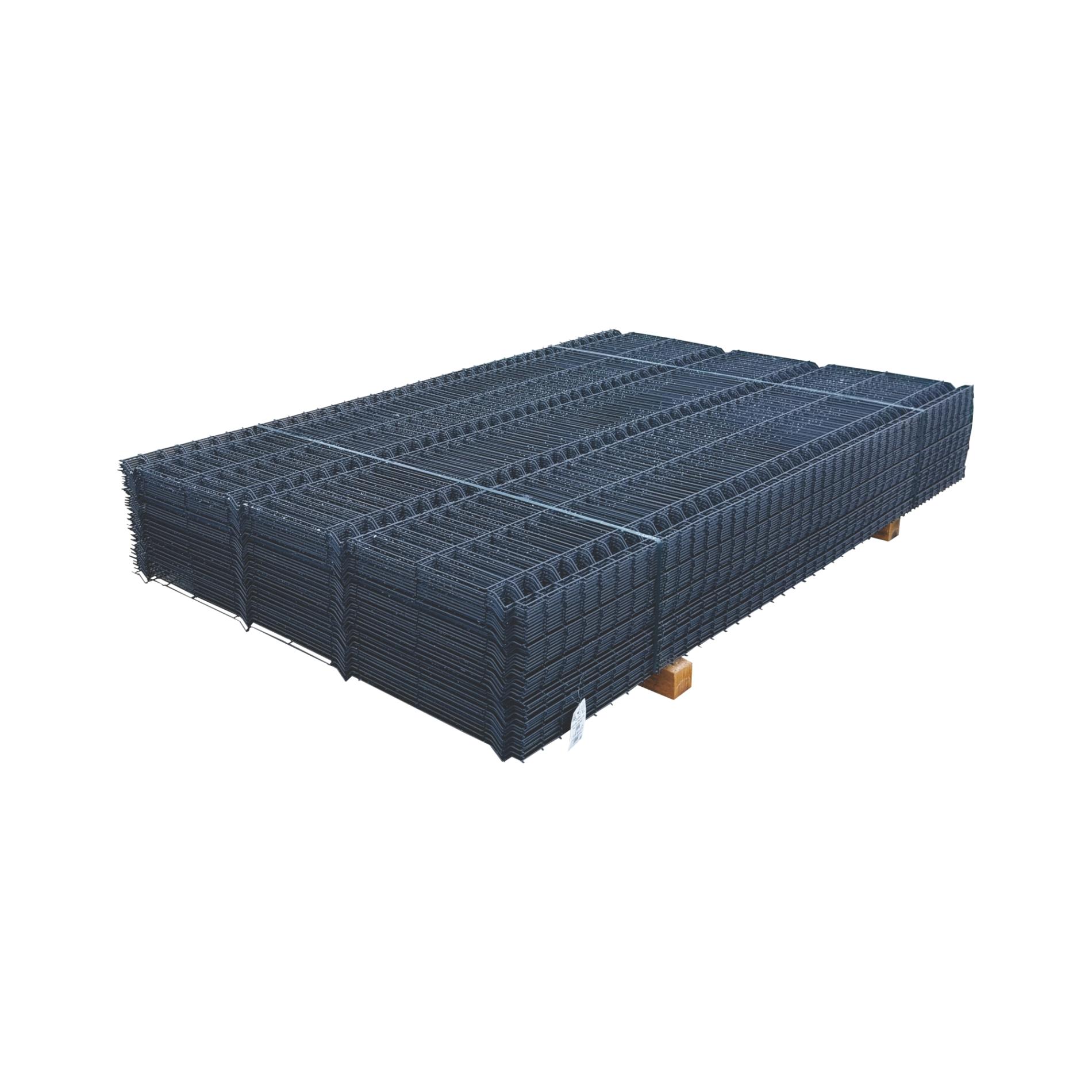 Panouri gard - Panou gard bordurat plastifiat gri premium diametru fir 4,2 mm dimensiune 2000x2500 mm, olint.ro