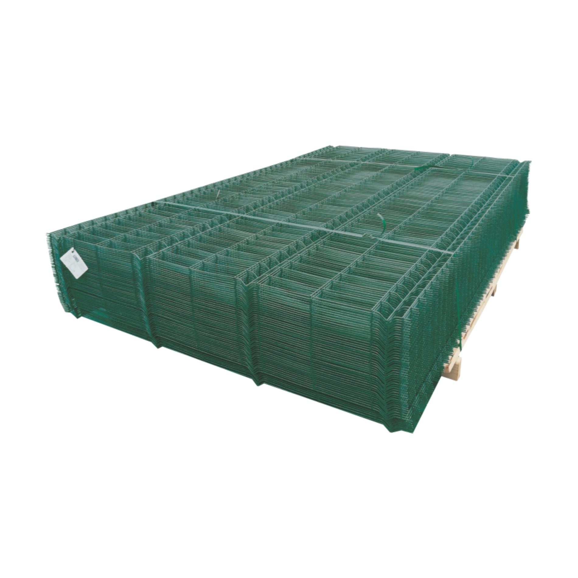 Panouri gard - Panou gard bordurat plastifiat verde diametru fir 3.5 mm dimensiune 1500x2500 mm, olint.ro