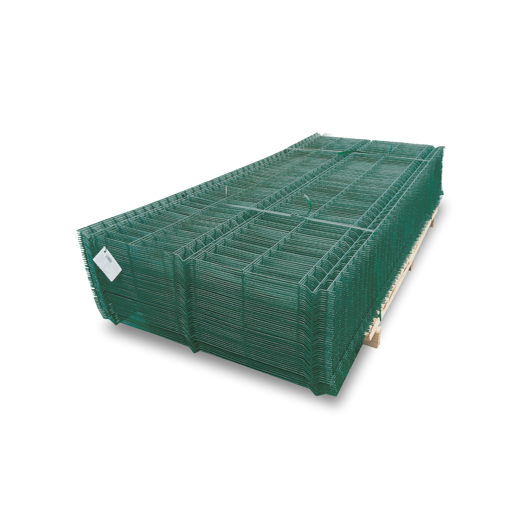 Panou gard bordurat plastifiat verde premium diametru fir 4,2 mm dimensiune 1200x2500 mm