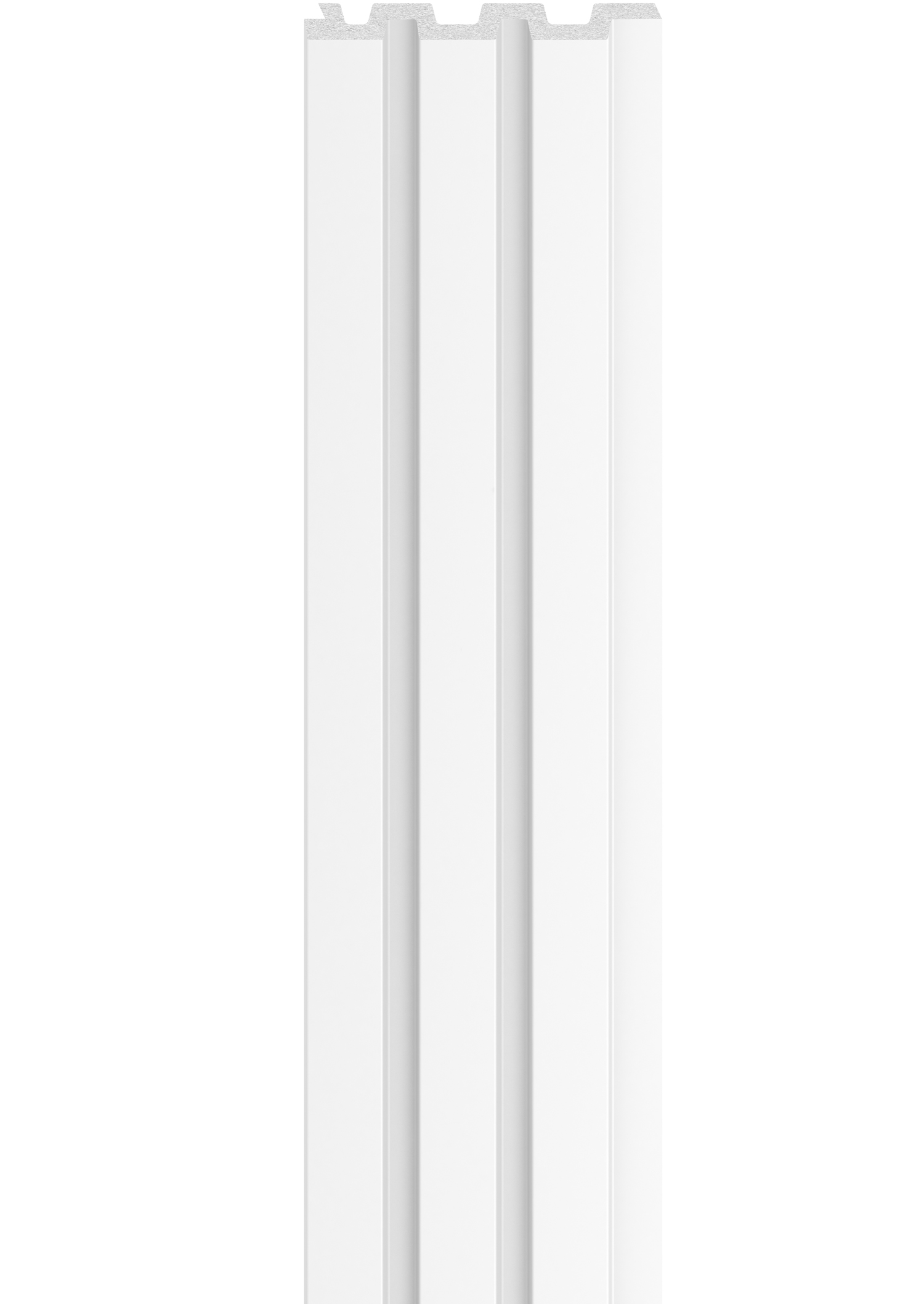 Panou riflaj LINERIO M-LINE WHITE 2650 x 122 x 12 mm