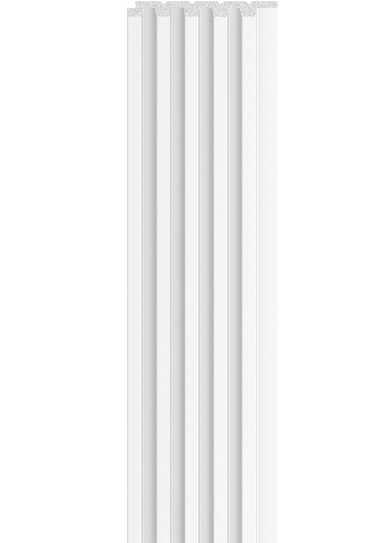 Panou riflaj LINERIO S-LINE WHITE 2650 x 122 x 12 mm