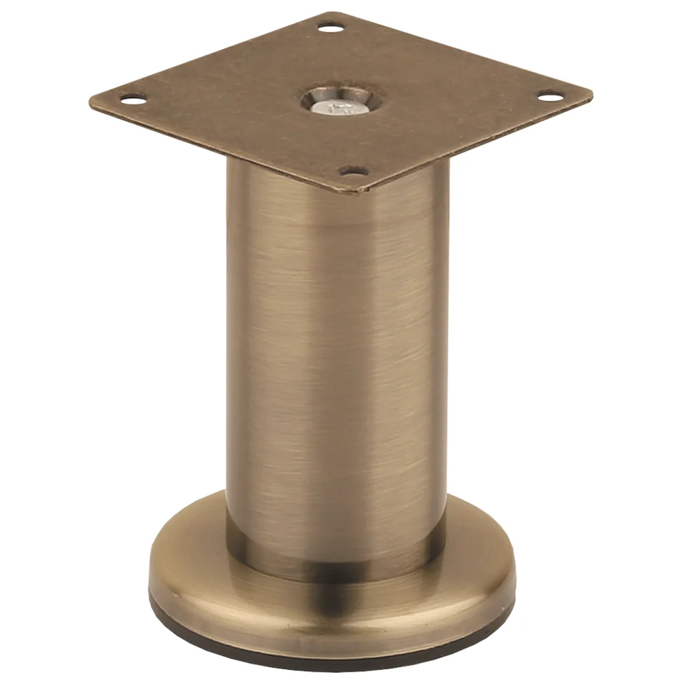 Picior mobilier Teko CL004, otel, alama antic, 42 x 100 mm