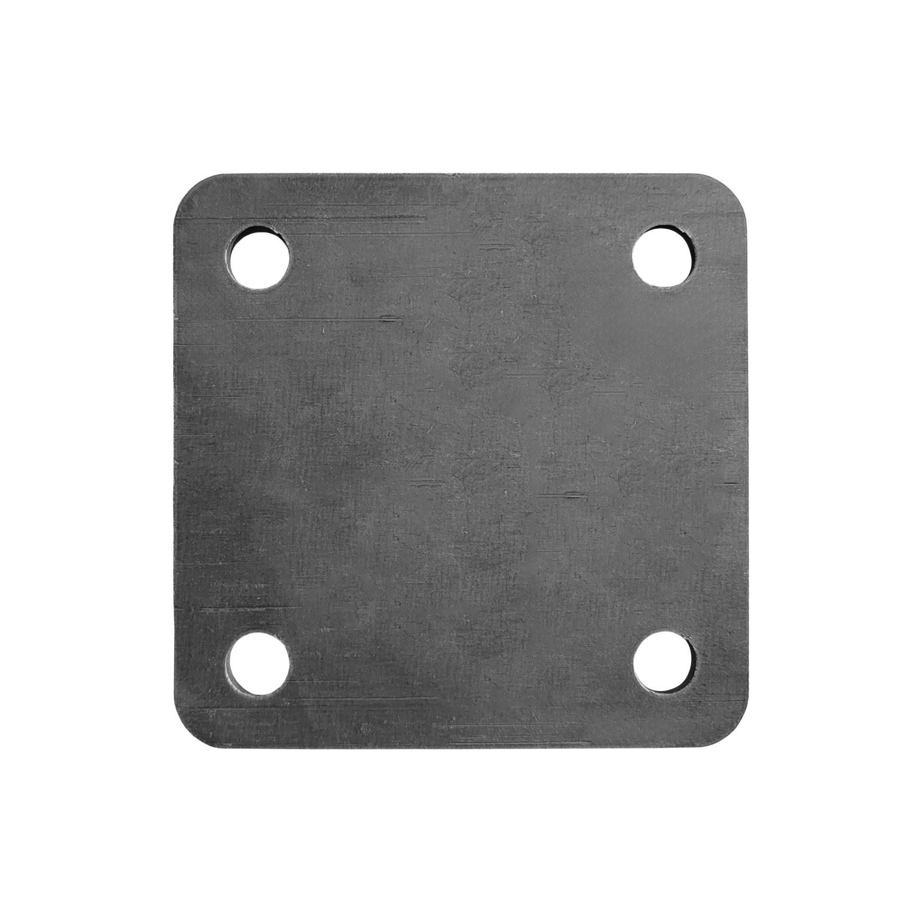 Picior patrat, dimensiuni 100 x 100 x 5 mm, nefinisat