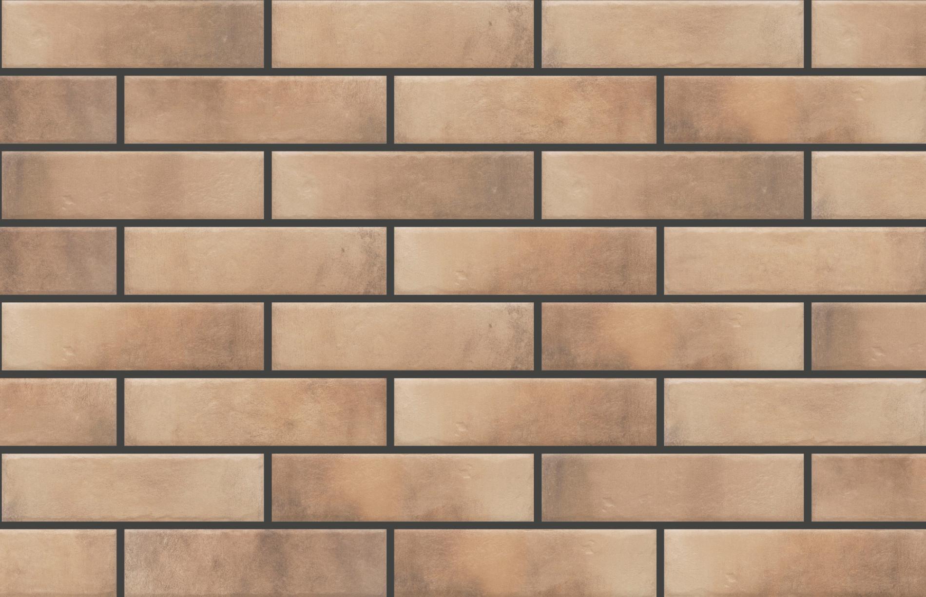 Placa fatada, klinker, pentru interior si exterior, Retro Brick Masala 1948, 245 x 65 x 8 mm