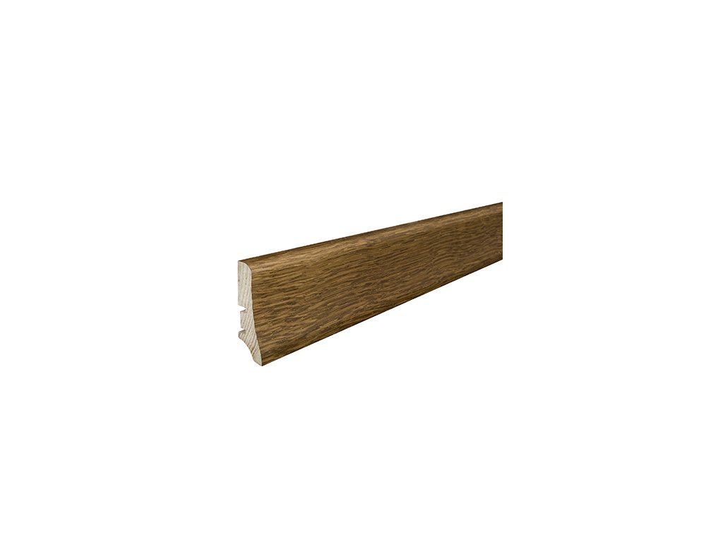 Plinta Barlinek din lemn Nuc P20 dimensiune 220x6 cm grosime 12 mm culoare nuc