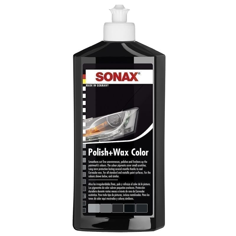 Polish&Wax NanoPro SONAX pentru culoarea neagra 250 ml
