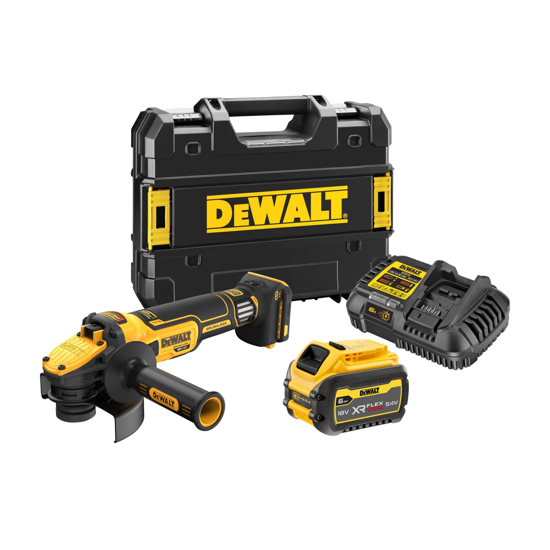 Polizor Unghiular DeWalt DCG409VST1-QW 18V XR, 125mm, 5Ah