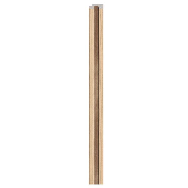 Profil de finisare dreapta pentru panou LINERIO S-LINE NATURAL, 2650 x 35 mm