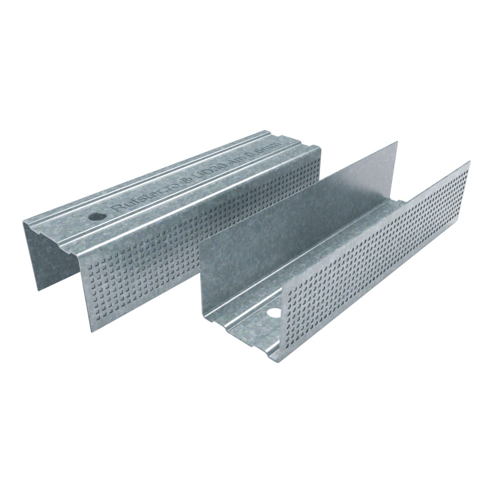 Profil gips carton Rufster din tabla zincata UD30 3 m 0.6 mm grosime