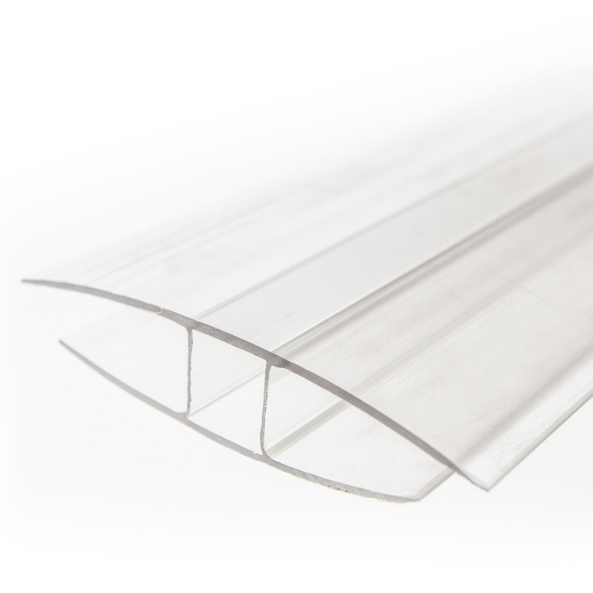 Profil policarbonat H08, transparent, lungime 6 m