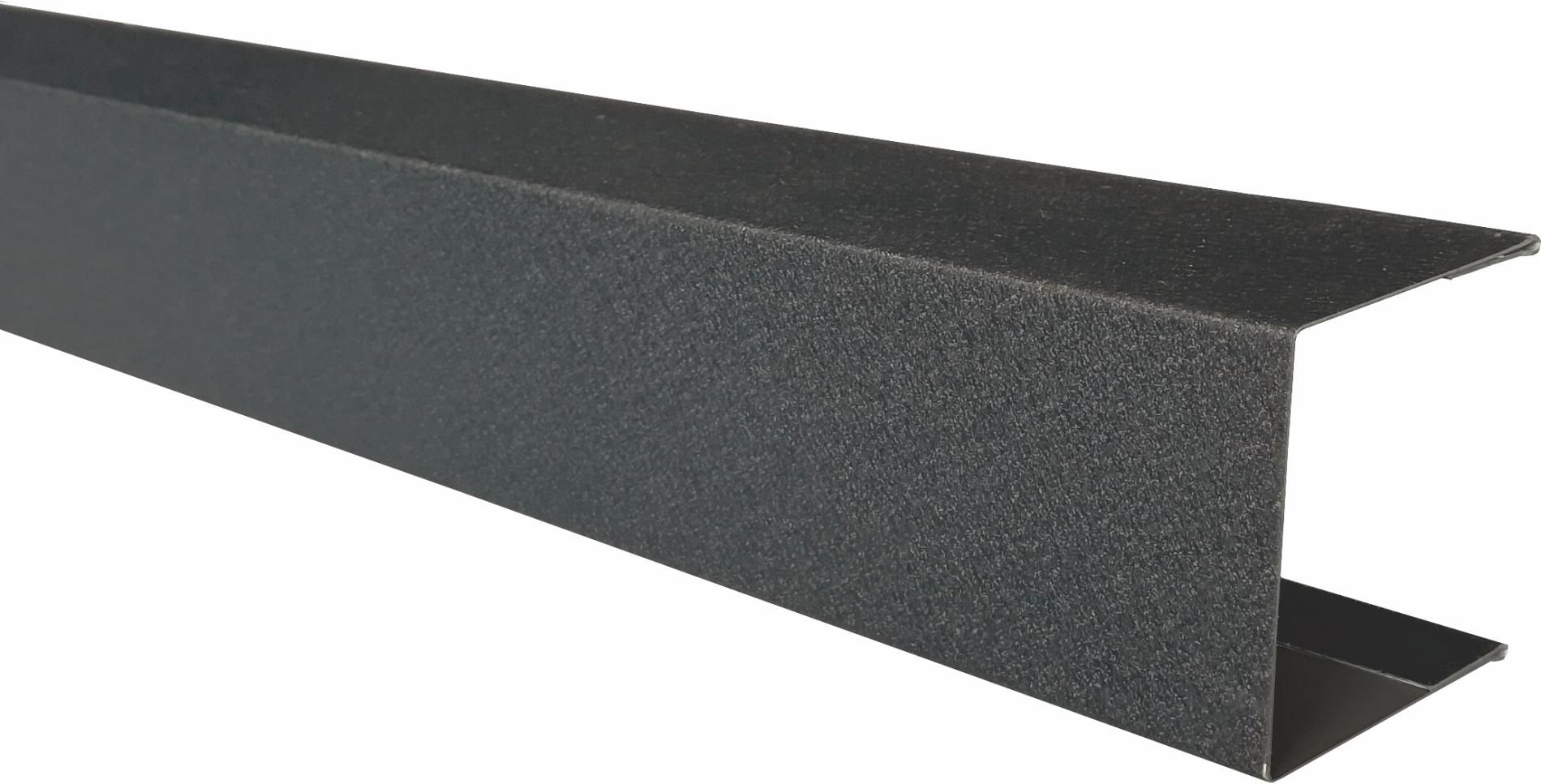 Jaluzea gard ZT125 - Profil U pentru jaluzea de gard Rufster ZT125, grosime tabla 0,45 mm, dimensiuni 30 x 40 mm, RAL 7016, gri-grafit , lungime variabila, vopsit pe ambele fete, olint.ro