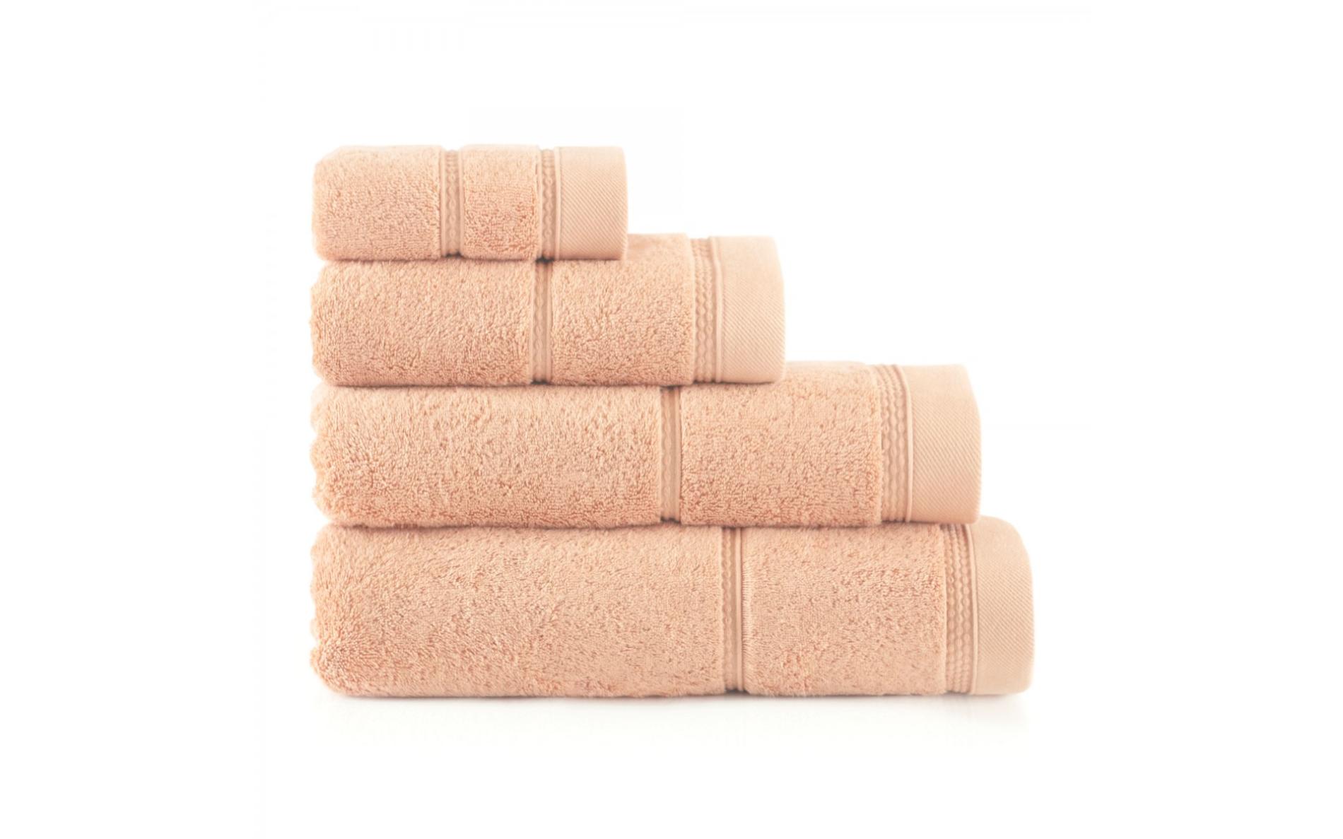 Prosop bumbac 100% organic Queen, 70 x 140 cm, 650 g, roz