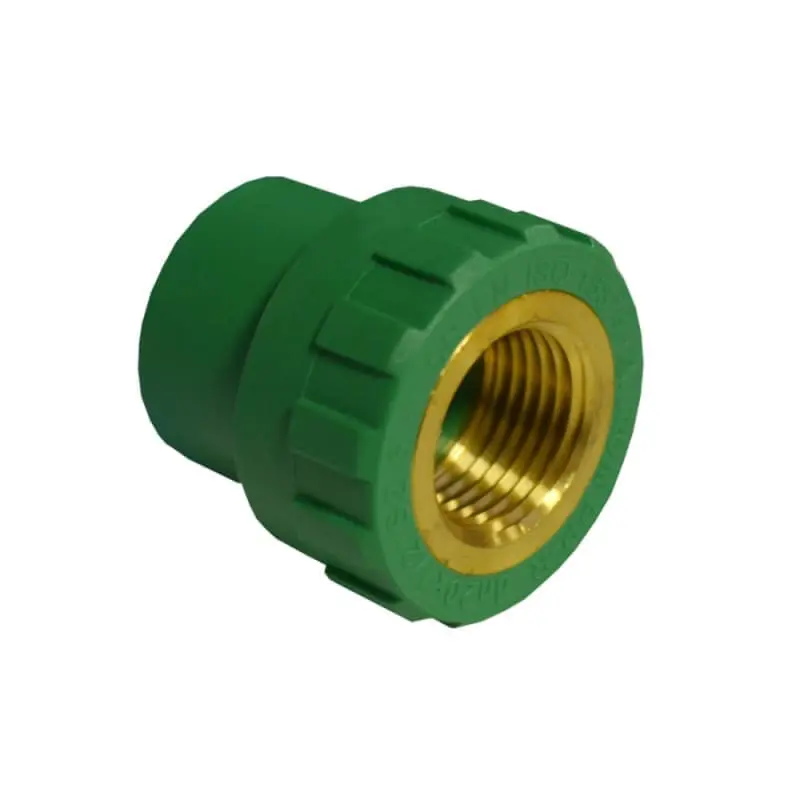 Racord din PPR, diametru D20X1/2 FI, culoare verde
