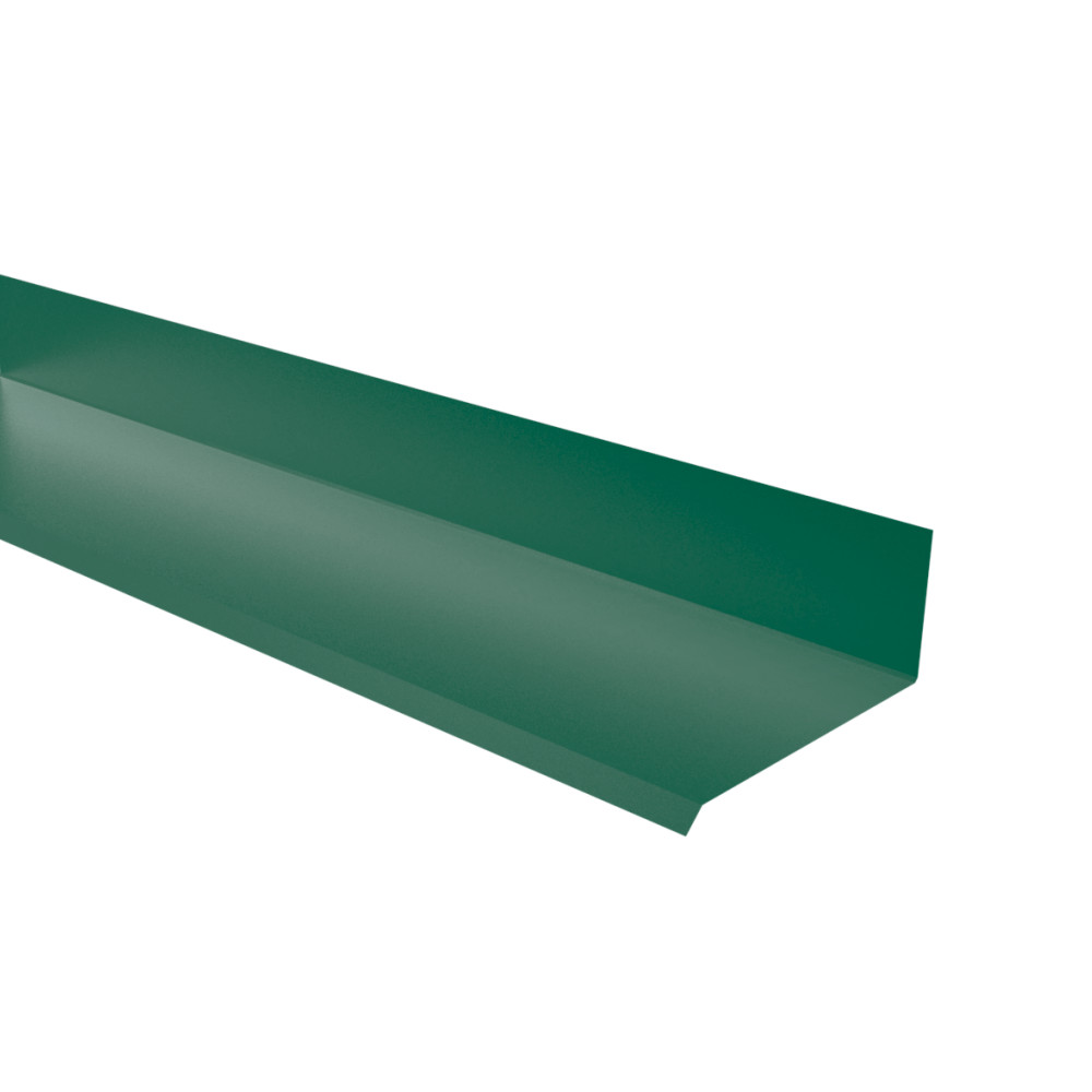 Racord perete Rufster Eco 0,45 mm grosime 6020 MS verde-crom mat structurat