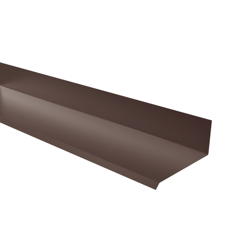 Racord perete Rufster Eco 0,45 mm grosime 8019 MS maro-grafit mat structurat