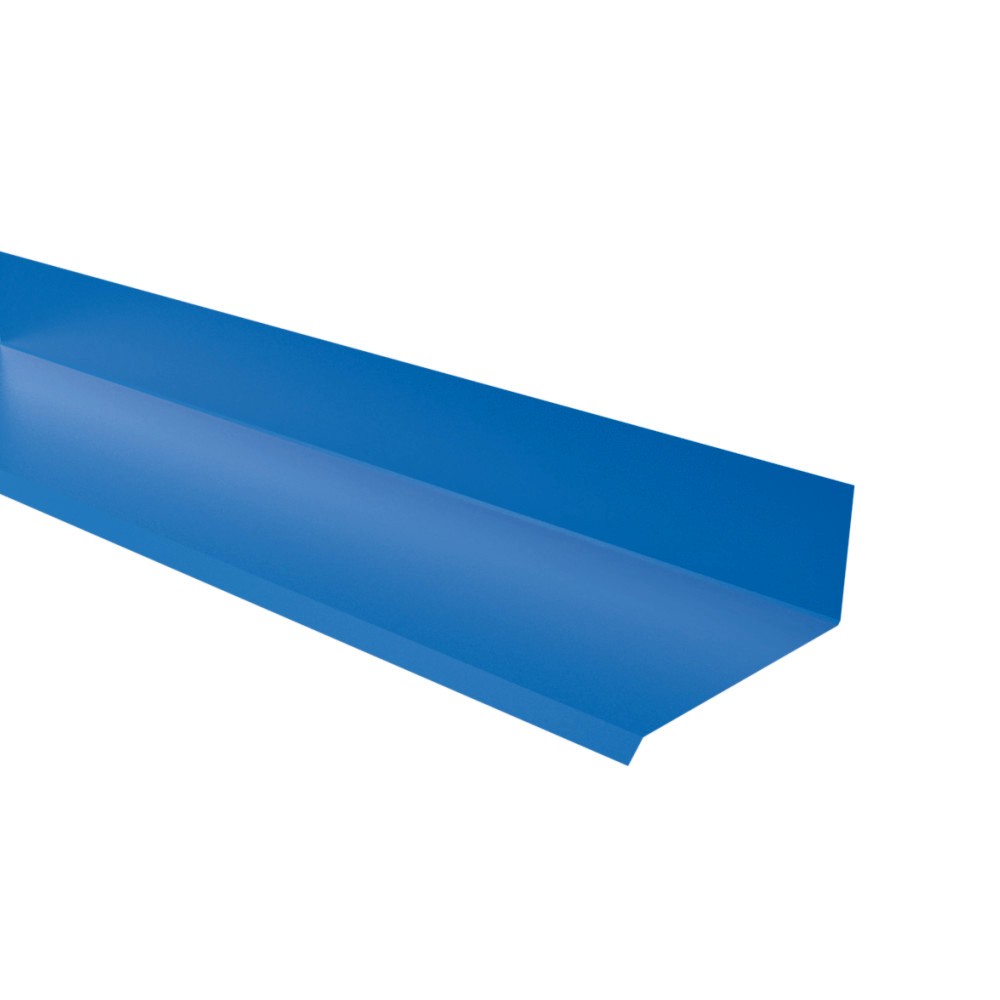 Racord perete Rufster Premium 0,5 mm grosime 5010 MS albastru mat structurat
