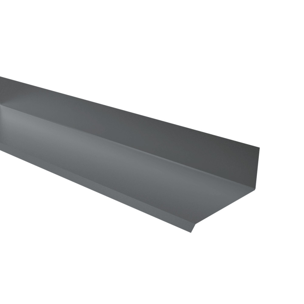 Racord perete Rufster Premium 0,5 mm grosime 7016 MS gri-antracit mat structurat