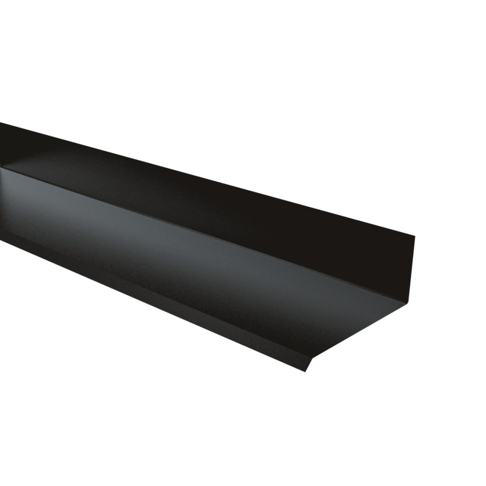Racord perete Rufster Premium 0,5 mm grosime 9005 negru