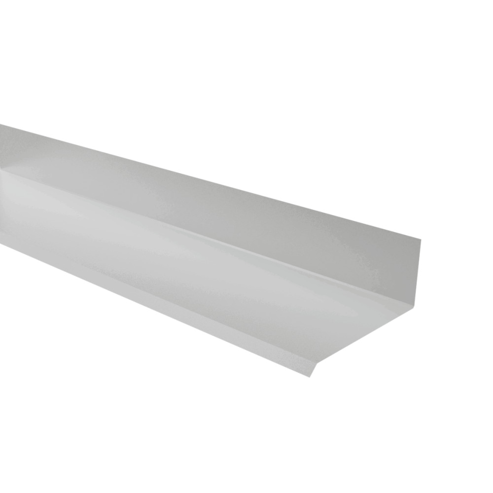 Racord perete Rufster Premium 0,5 mm grosime 9006 gri-aluminu
