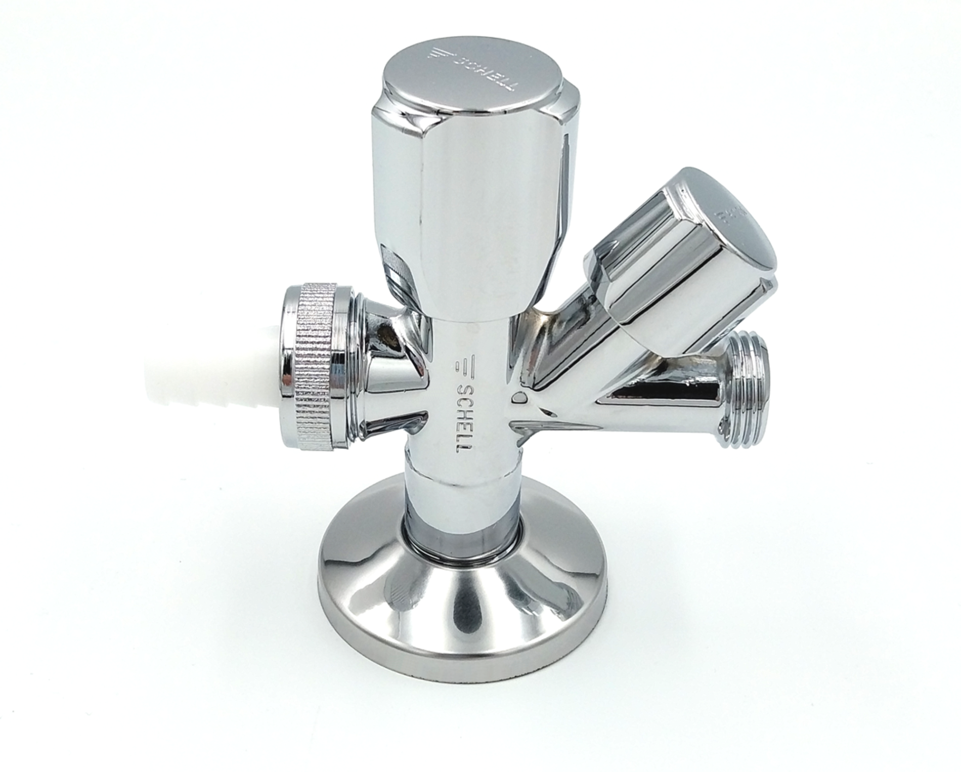 Robineti - Robinet combinat Schell culoare crom 1/2-1/2-3/4, olint.ro