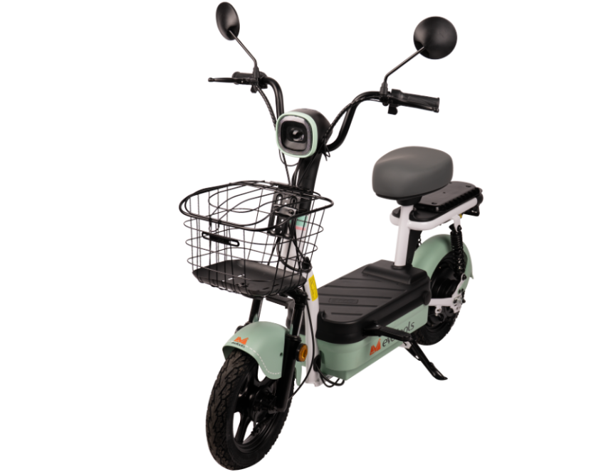 Vehicule electrice - Scuter electric Evotools SC350, 350 W, autonomie 32 km, verde, olint.ro
