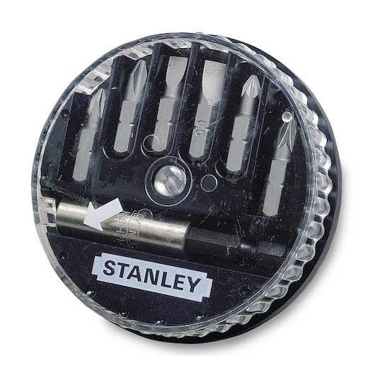 Consumabile - Set 6 biti + adaptor Stanley 1-68-737, 7 piese, 25 mm, olint.ro