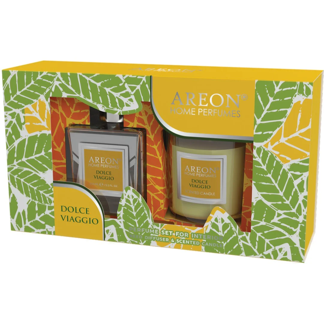 Set Areon Home Perfume 150 ml + Candle Dolce Viaggio