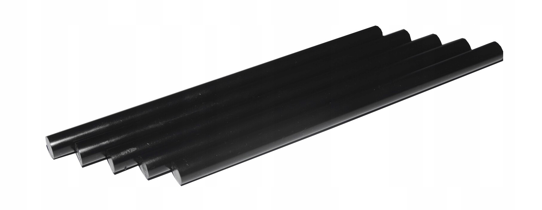 Set batoane de silicon negre, dimensiune 11 x 200 mm, 6 bucati, Dedra DED7568