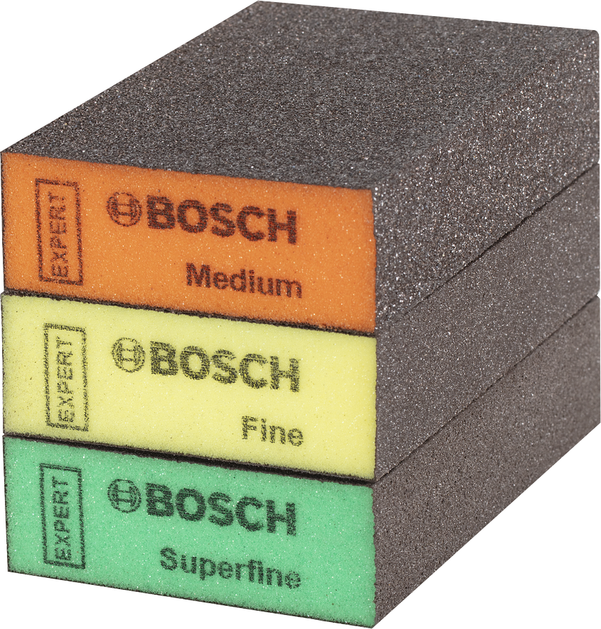 Polizoare & Slefuire - Set bureti abrazivi BLOCK 2.608.901.175 Bosch, olint.ro