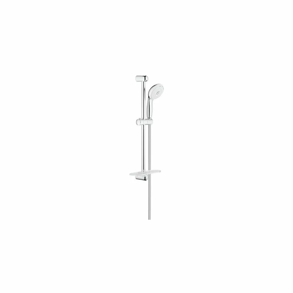Set de dus Grohe New Tempesta 100, 3 functii, cu bara si etajera EasyReach