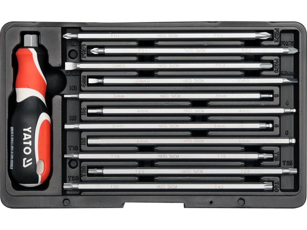 Mecanica - Set de surubelnite cu cap dublu, Yato YT-2797, olint.ro
